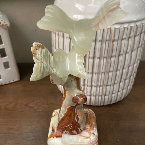 vintage onyx Birds on a tree - Picture 6 of 12